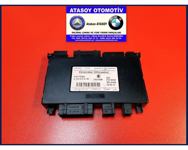 MERCEDES W164 GL ARKA KOLTUK BEYNİ 1648703726 1648204226 A1648703726 A1648204226 A 164 870 37 26 A 164 820 42 26